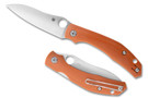 Spyderco Kapara - Burnt Orange G-10 - Rex 121 Blade - Sprint Run
