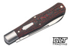 Jack Wolf Coffin - Gateway Series - Lava Flow FatCarbon - Satin 14C28N Blade