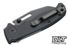 Demko AD20.5 Stealth - Black Aluminum - DLC 20CV Shark Foot Blade