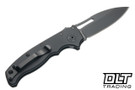 Demko AD20.5 Stealth - Black Aluminum - DLC 20CV Slicer Shark Blade