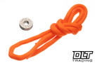 Demko Titanium Bead with Paracord Lanyard - Orange