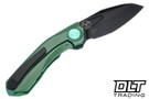Reate VK-FROK - Green Titanium - Black DLC Elmax Blade