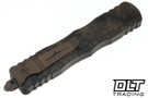 Microtech Dirac Delta D/E - Badlands Hex Camo Handle - Bronzed Apocalyptic Blade - Signature Series - 227-13APBNHXCS