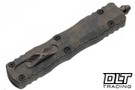 Microtech Dirac - Badlands Hex Camo Handle - Bronzed Apocalyptic Blade - Signature Series - 225-13APBNHXCS