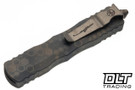 Microtech Dirac - Badlands Hex Camo Handle - Bronzed Apocalyptic Blade - Signature Series - 225-13APBNHXCS
