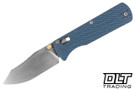 Vosteed Vombat - Blue G-10 - Satin 14C28N Blade