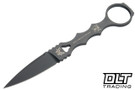 Benchmade SOCP Dagger - Black Cerakote 440C - Black Sheath
