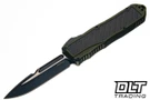Guardian Tactical RECON-035 G2 - OD Green Aluminum - Carbon Fiber Inlay - Two Tone MagnaCut Blade - GT92211-ODG