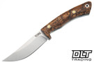 7Forge Hawkeye EDC MagnaCut - Black Ash Burl - Black Canvas Liners - Mosaic Pins #1