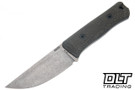Reiff RUT - Green Canvas Micarta - Saber Grind - Stonewash MagnaCut Blade - RU319GCMBLKA