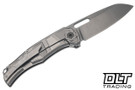 Rangermade Knife & Tool OBJ-2 - Titanium - Sheepsfoot MagnaCut Blade #038