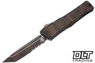 Microtech Combat Troodon Gen III T/E - Plague Outbreak Handle - Plague Outbreak Blade - Signature Series - 1144-2PLOBS