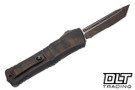 Microtech Combat Troodon Gen III T/E - Plague Outbreak Handle - Plague Outbreak Blade - Signature Series - 1144-2PLOBS
