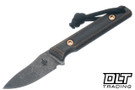 JP Bladesmithing Fang EDC AEB-L - Camo Micarta Handle