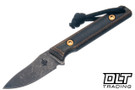JP Bladesmithing Fang EDC AEB-L - Camo Micarta Handle