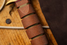 American Knife Company MK2 - CPM 3V Stonewash - Stacked Natural Canvas Micarta Handle - Brass Guard