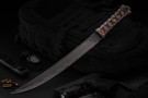 Williams Blade Design Shobu Zukuri Wakizashi "Hisshou" Custom - Copper Camo FatCarbon - Baker Forge Copper Dark Mai Blade -SZW C01 #2