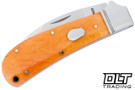 RoseCraft Blades Clinch River Swayback - Bourbon Bone - Brushed Satin 14C28N Wharncliffe Blade RCT005-2026