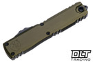 Microtech Ultratech ZBP S/E - OD Green Handle - Black DLC Blade - 1121-1OD