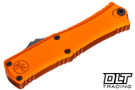 Microtech Hera II Mini - Orange Handle - Black DLC Blade - 1703M-1OR
