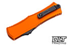 Microtech Hera II Mini - Orange Handle - Black DLC Blade - 1703M-1OR