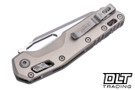 Microtech MSI S/E - Natural Clear Handle - Apocalyptic Blade - 210-10APNC