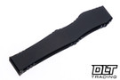 Microtech Halo III - Hardcoat Anodized Aircraft Alloy Handle - Stonewash Blade - Marfione Select - 1250-11MS1