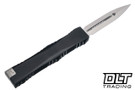Microtech Nemeiss D/E - Hardcoat Anodized Aircraft Alloy - Stonewash Blade - Marfione Select - 52-10MS1PR