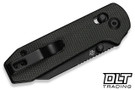 Civivi Lil Yonder - Dark Green Canvas Micarta - Black Stonewashed 14C28N Blade - C25025B-2