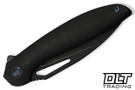 WE Knife Company Tiercel - Black Titanium - Black Stonewashed MagnaCut Blade - WE26021-1