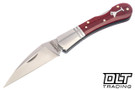 Finch Sugar House Knife Syndicate Lady Outlaw - Rouge Smooth Bone - Satin 14C28N Blade - SHKS-LO395
