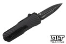 Hogue Micro Counterstrike Auto - OD Green Polymer & Black Aluminum - Black Stonewashed Double Edge MagnaCut Blade