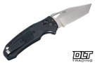 Hogue K320 Manual - Black Polymer - Tanto Tumbled S30V Blade