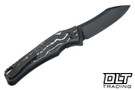 Hawk Talon Auto - DLC Titanium - White Storm Crosscut Overlay - DLC M390 Blade
