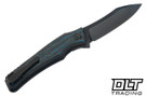 Hawk Talon Auto - DLC Titanium - Arctic Storm Crosscut Overlay - DLC M390 Blade