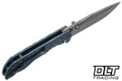 McNees PM Mac 2 3.5" - Rock Atomic Blue & Bronze Titanium - MagnaCut Blade - Stonewashed Hardware