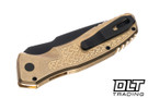 Pro-Tech Pallas Auto - Spartan Collab - Weave AlBronze Handle - DLC Black MagnaCut Blade - Mosaic Pin