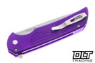 Pro-Tech Mordax - Purple Nexus Aluminum - Stonewash MagnaCut Blade - White Pearl Button