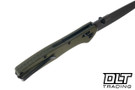 Buck Range Ops Elite - Crocodile Green Cerakote Aluminum - Gray MagnaCut Blade - 797GRS