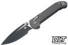 Microtech LUDT Ram-Lok S/E - Natural Clear Frag Handle - Black Blade - 1135RL-1FRNC