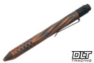 Nottingham Tactical TiButton Titanium Parker - Spiral Flute 250th Flag - Right Hand Single Lock - Copper Patina Cerakote
