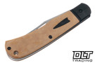 Case Crossroads XR  Bill Ruple Texas Trapper - Maple Valley Richlite - Black G-10 Bolster & Shield - 54699