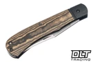 Case Crossroads XR Texas Trapper - Luna Richlite - Black G-10 Bolster & Shield - 54701