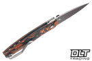 Three Rivers Manufacturing Neutron 2 MagnaCut - Linerlock - 3D Contoured Tangerine G-10