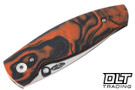Three Rivers Manufacturing Neutron 2 MagnaCut - Linerlock - 3D Contoured Tangerine G-10