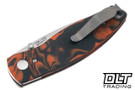 Three Rivers Manufacturing Neutron 2 MagnaCut - Linerlock - 3D Contoured Tangerine G-10