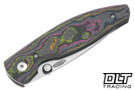 Three Rivers Manufacturing Atom MagnaCut - Linerlock - 3D Contoured 80's CamoCarbon