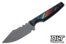 North Edge Tools Osprey EDC - Black Richlite with Gcarta Inlay - Bead Blasted MagnaCut Blade