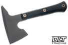 RMJ Tactical Mini Jenny Spike - Tungsten Cerakote 80CrV2 Blade - Black G-10