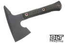 RMJ Tactical Mini Jenny Spike - Tungsten Cerakote 80CrV2 Blade - Dirty Olive G-10